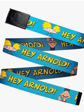 Hey Arnold! Kids Blue Cartoon Waist Belt